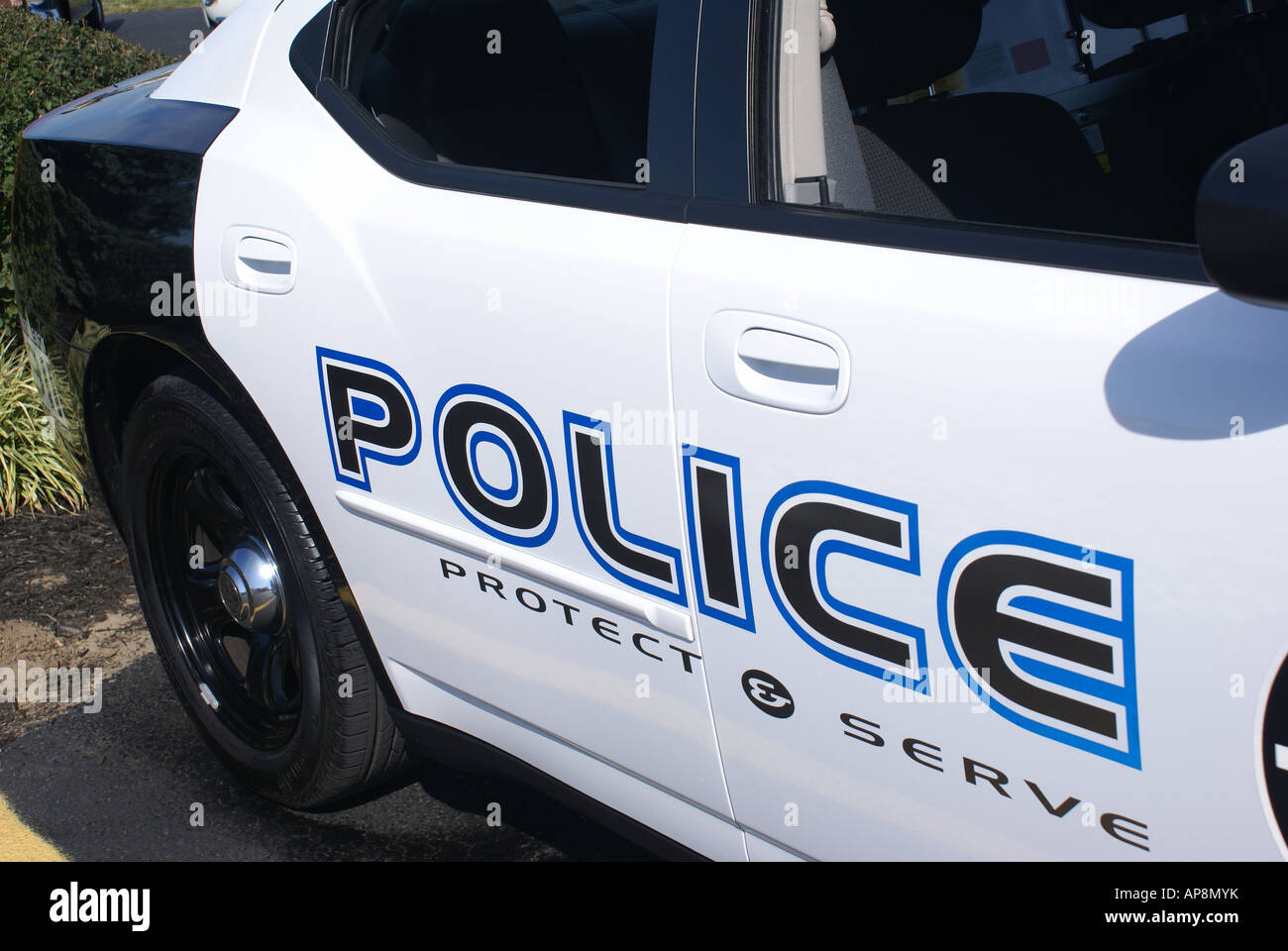 Auto della polizia Foto Stock