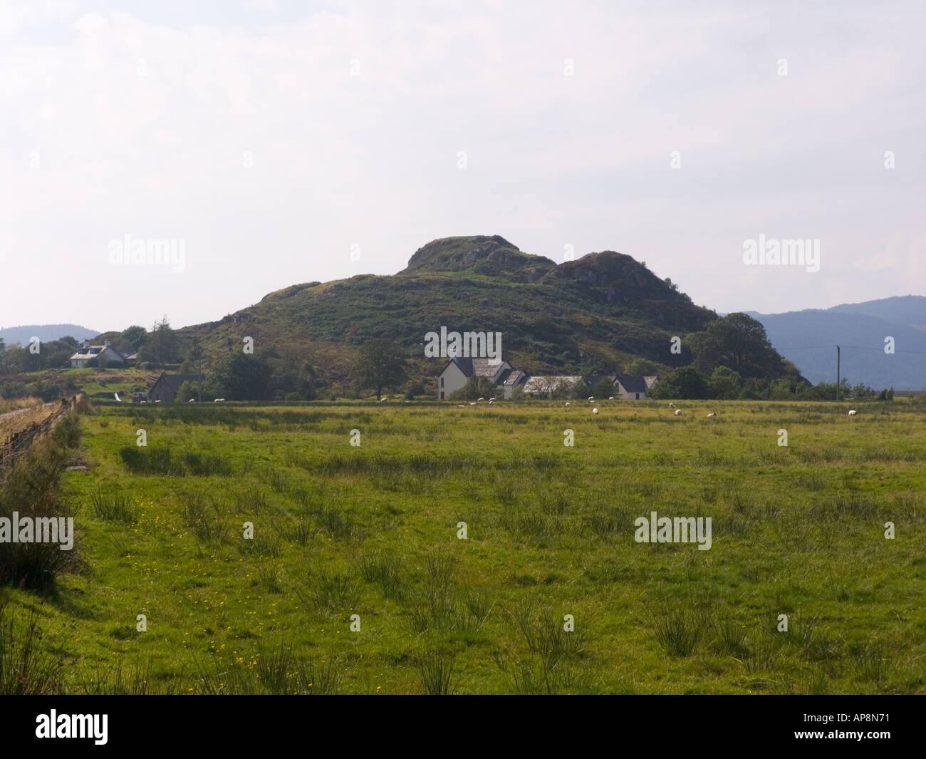 Dunadd hill Fort Argyll Scozia Scotland Foto Stock