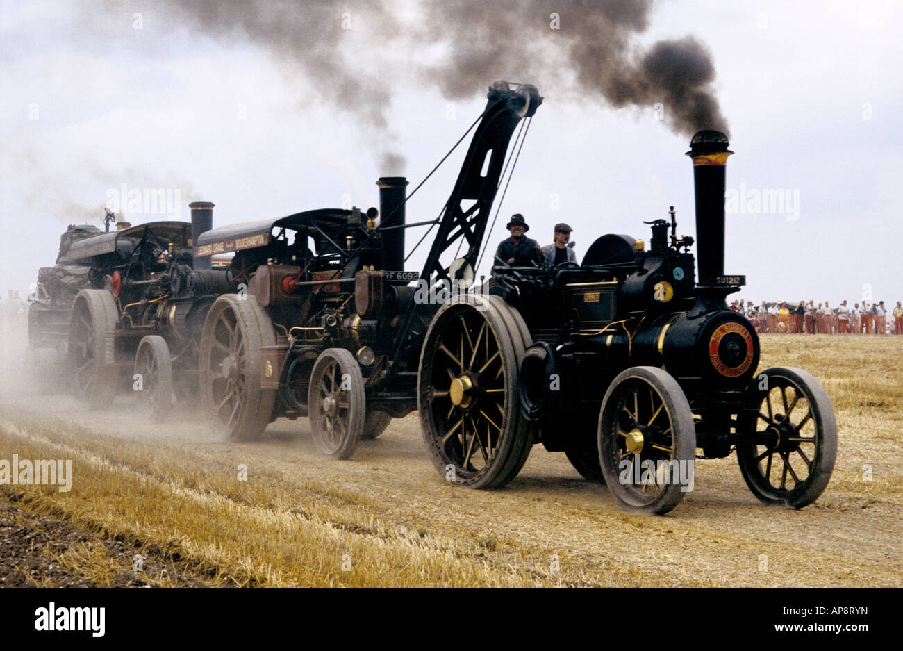 Motori a vapore al grande Dorset fiera del vapore, Tarrant Hinton, Dorset, Inghilterra Foto Stock