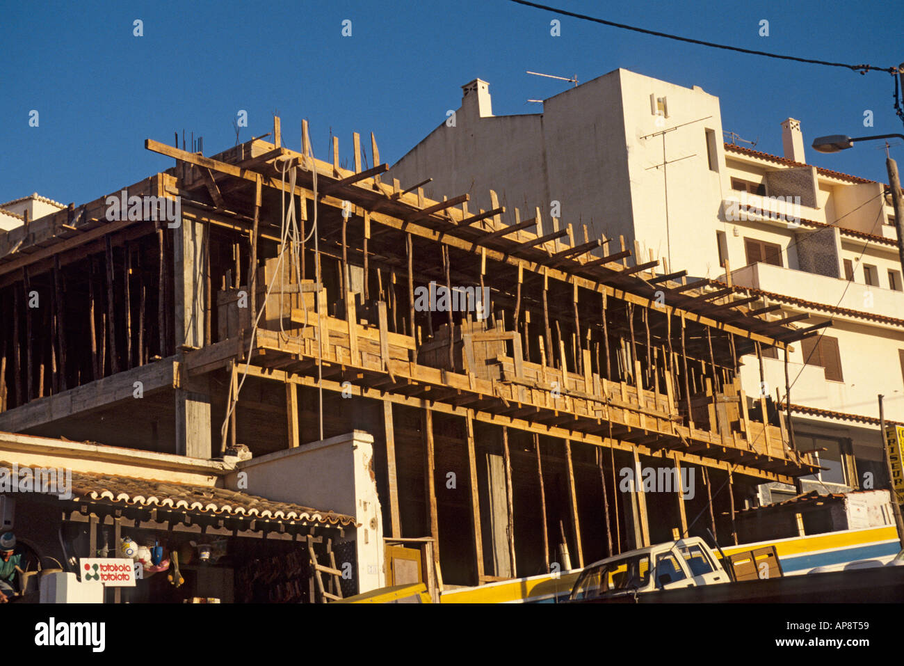 Lavori di costruzione nella zona di vacanze Vilamoura Algarve Portogallo Europa Foto Stock