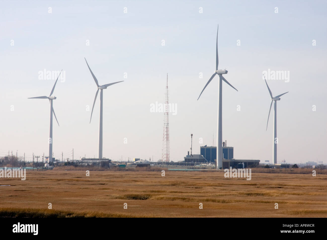 Wind Farm Atlantic City New Jersey USA Foto Stock