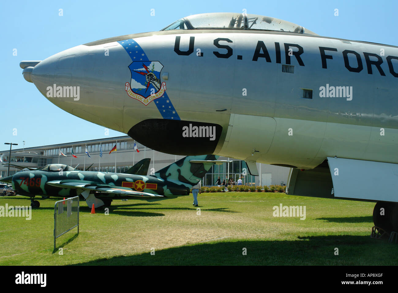 AJD52752, Seattle, WA, Washington, il Museo del Volo, Boeing, US Air Force piano Foto Stock