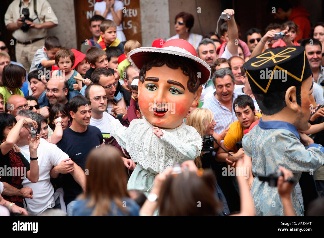 LA PATUM DE BERGA FESTEGGIAMENTI PATRIMONIO UMANO BERGA CITTÀ EL BERGUEDA Provincia di Barcellona Catalunya Catalonia Spagna Foto Stock