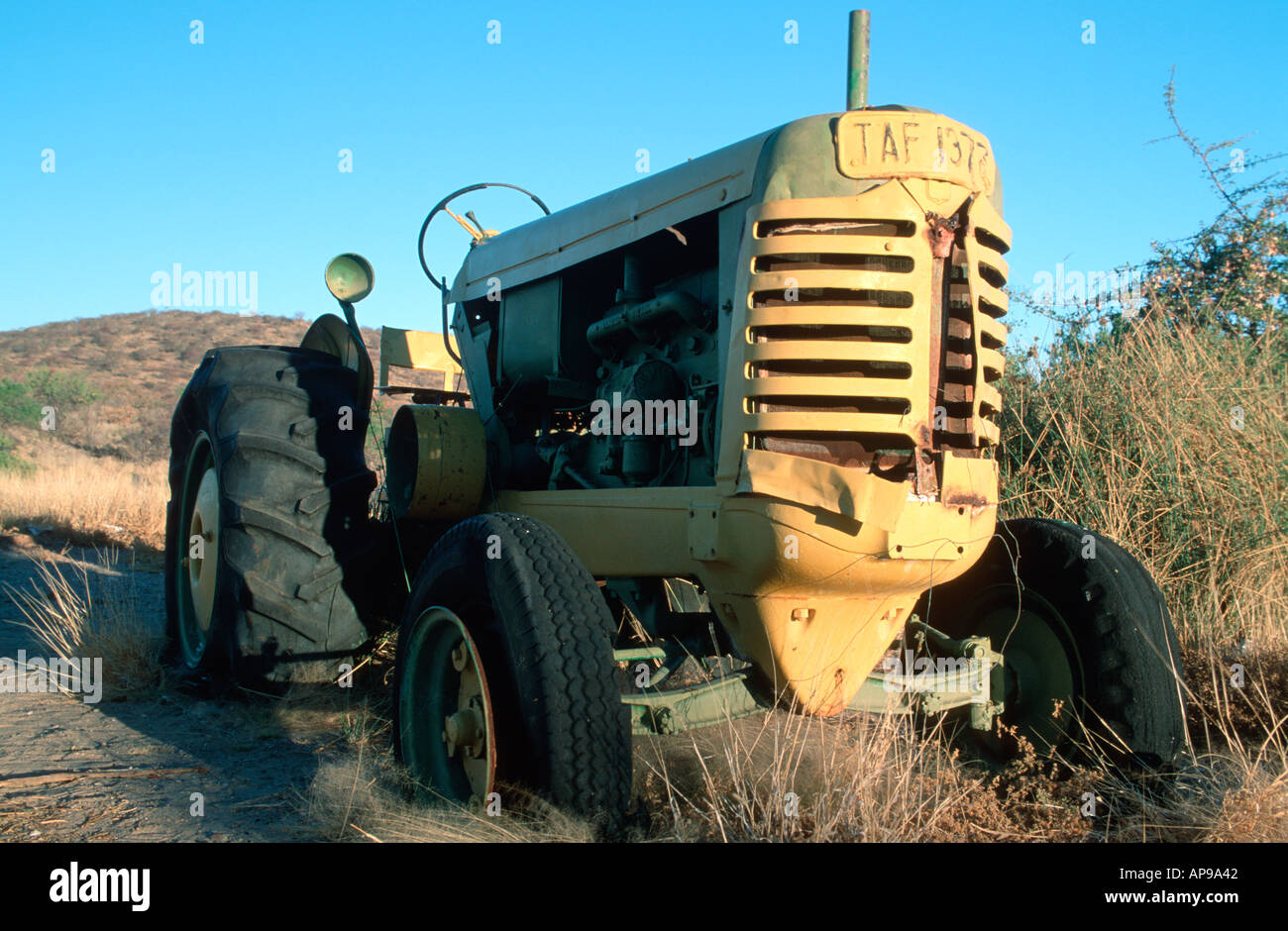 Vecchia fattoria abbandonata carrello Khorixas Namibia 2000 Foto Stock