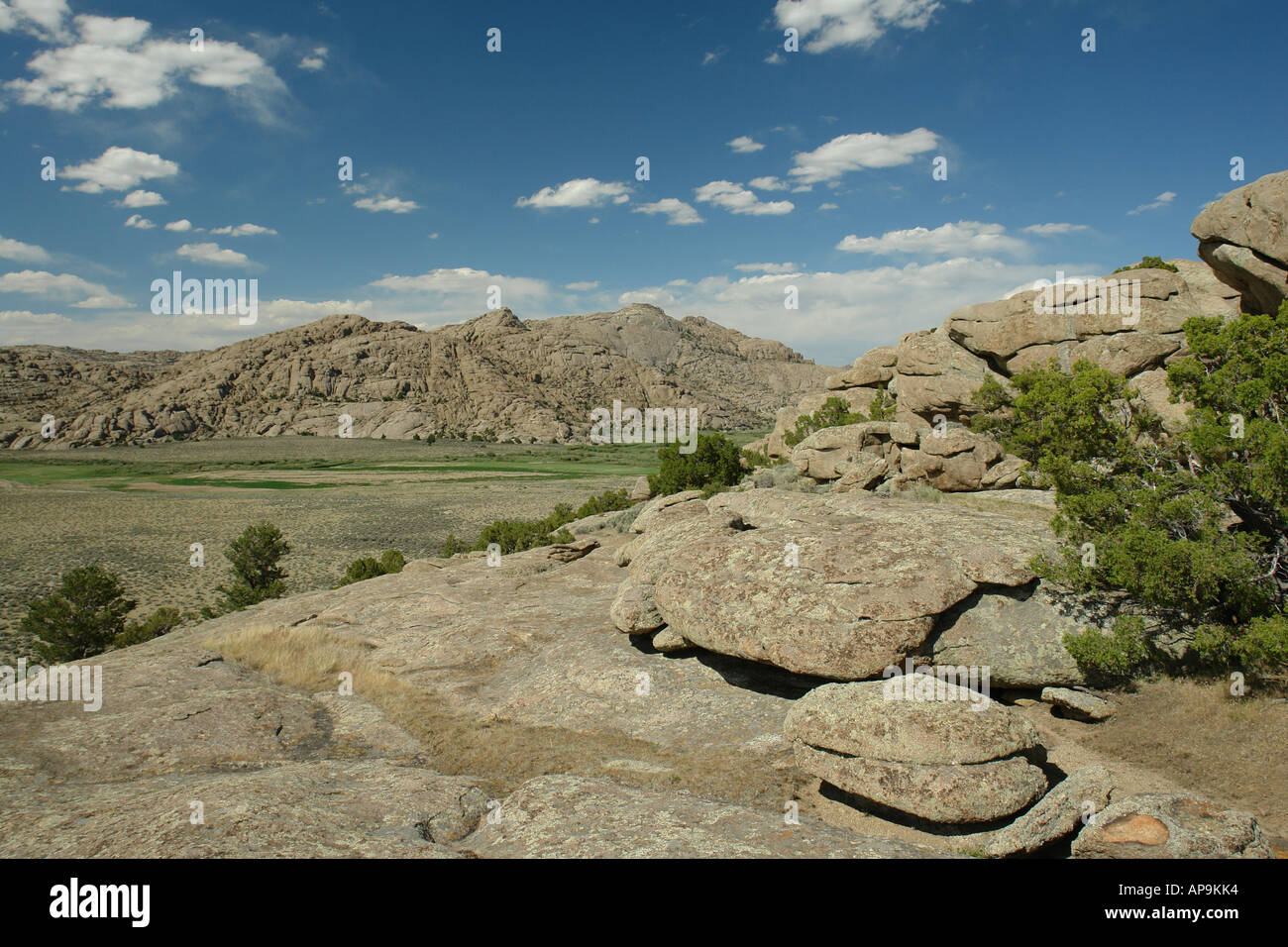 AJD50413, Split Rock, WY, Wyoming, Route 287, Oregon Trail, Pony Express Foto Stock