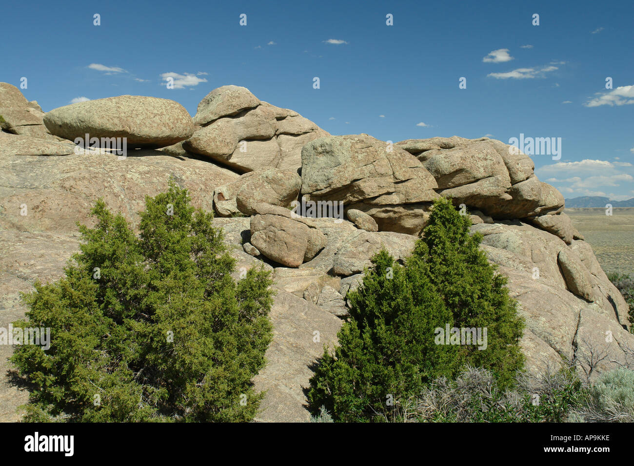 AJD50419, Split Rock, WY, Wyoming, Route 287, Oregon Trail, Pony Express Foto Stock