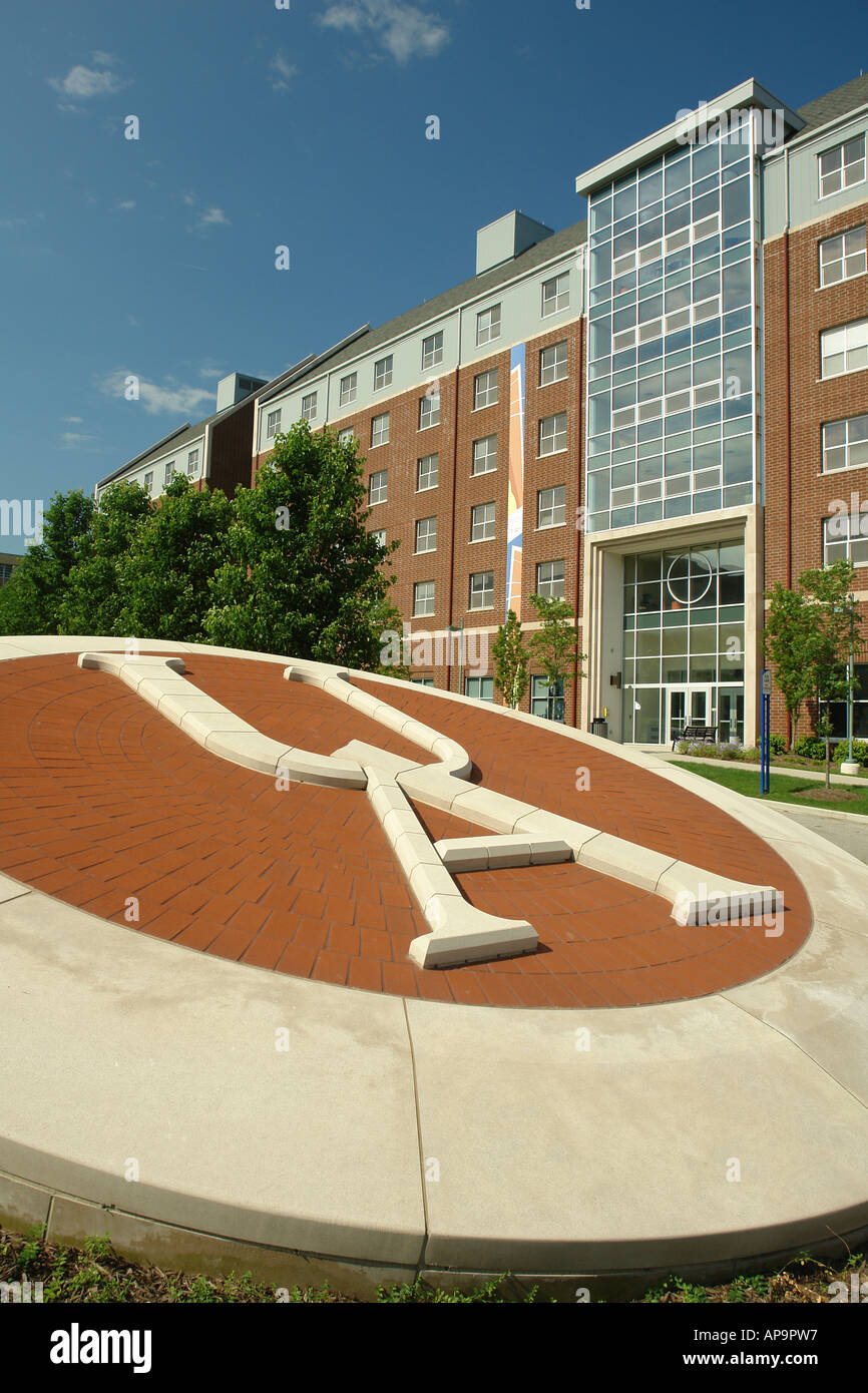 AJD49838, Akron OH, Ohio, università di Akron, simbolo Foto Stock