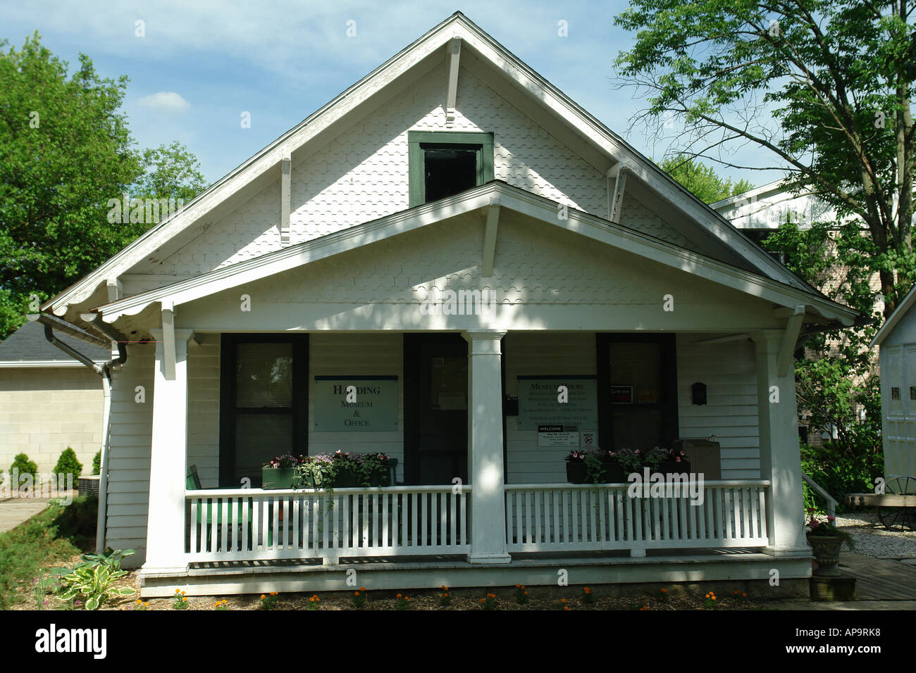 AJD49893 Marion, OH, Ohio, il Presidente Harding House & Museum, Harding Museum & Office Foto Stock