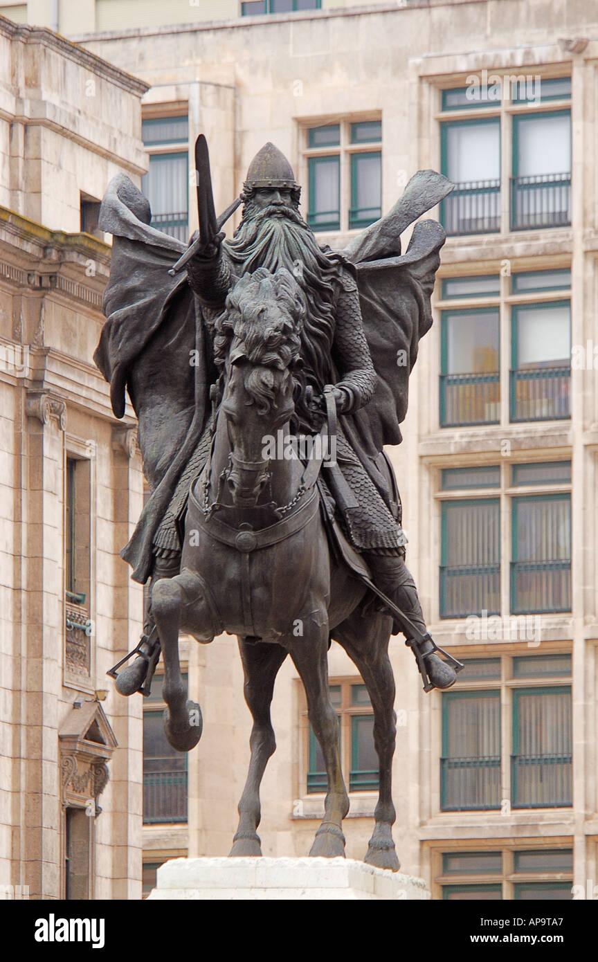 Monumento del Cid Campeador burgos castillla leon spagna Foto Stock