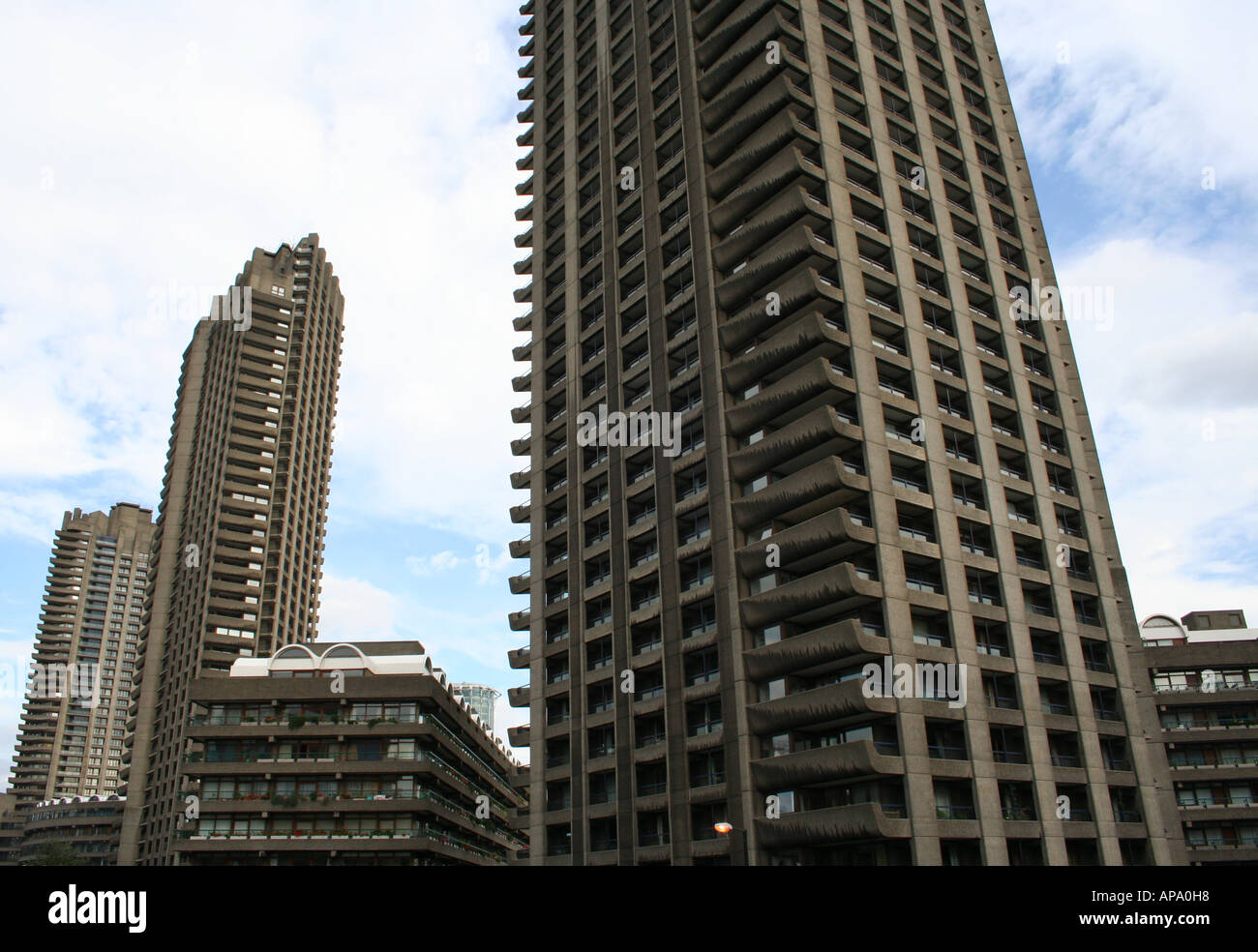 Lauderdale tower barbican Shakespeare tower Barbican Londra Agosto 2006 Foto Stock