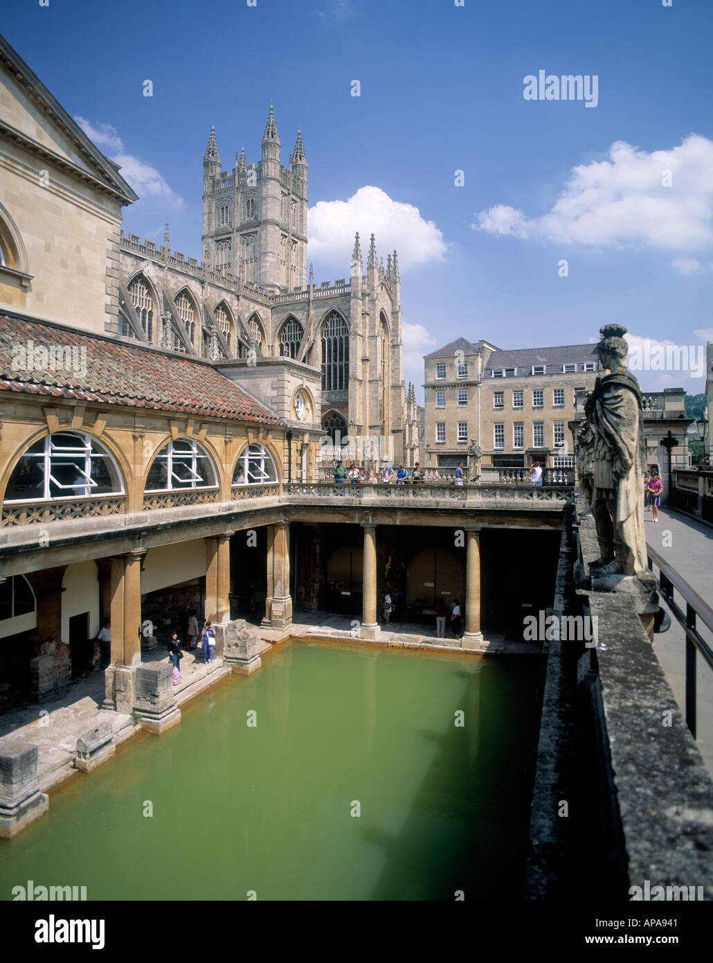 Terme romane Bath Avon Inghilterra Foto Stock
