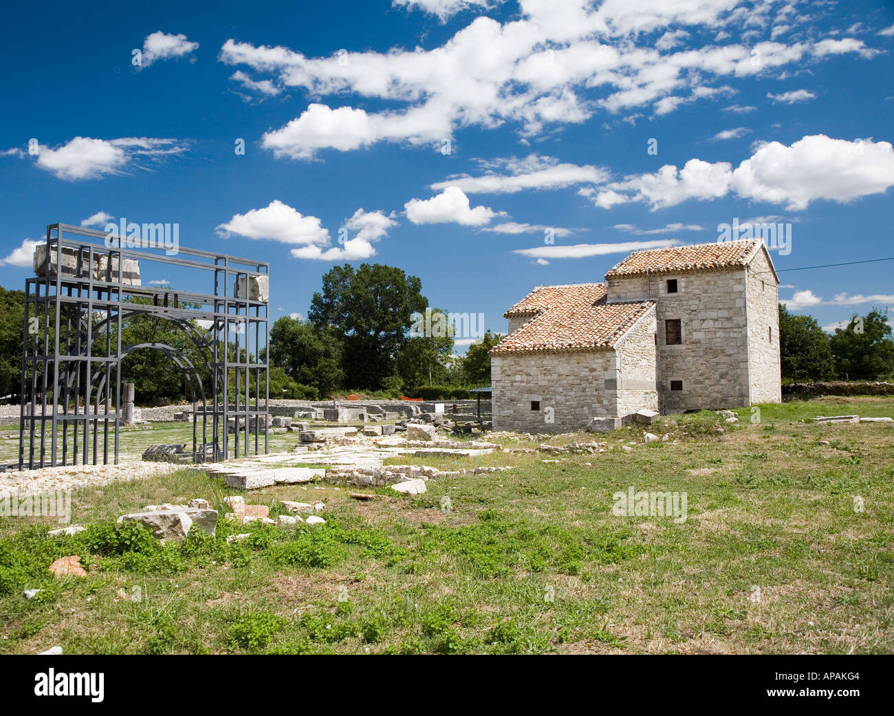 Antica città romana di Sepina Italia Foto Stock
