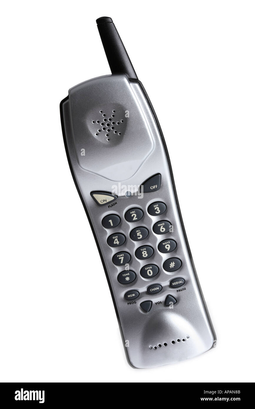 Telefono cordless Foto Stock