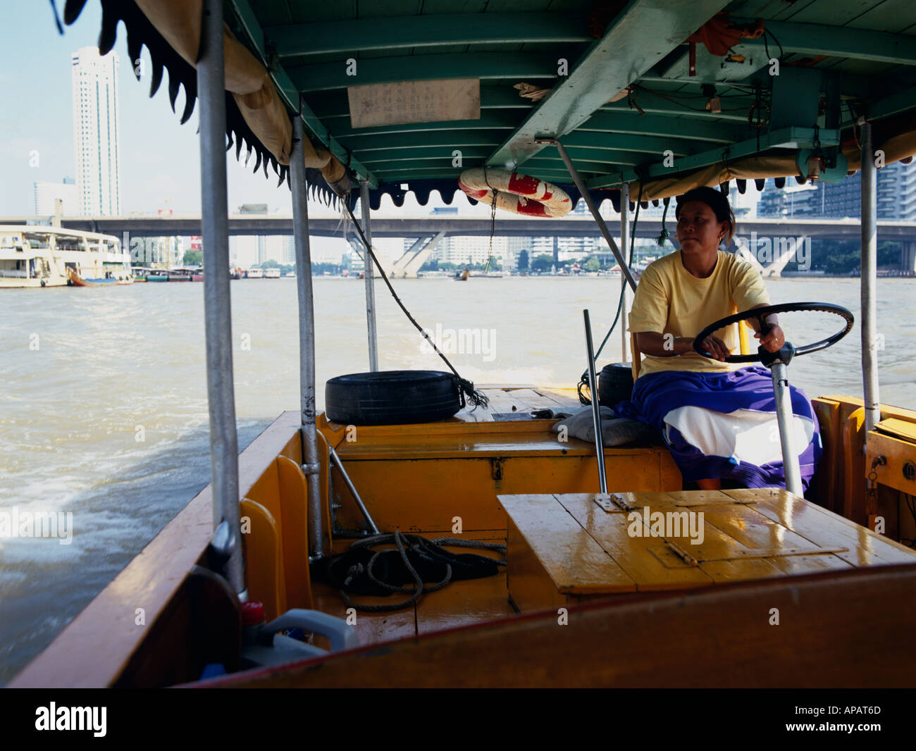 River & Canal Boat Bangkok in Thailandia del sud-est asiatico Foto Stock