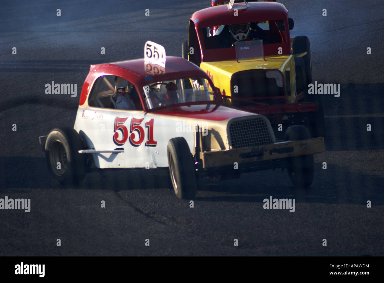 Heritage stock cars Foto Stock