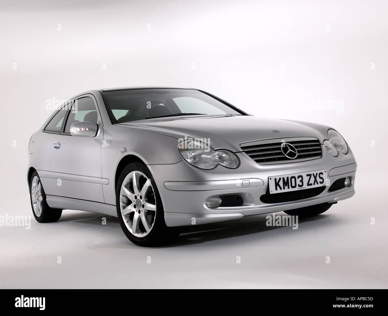 2003 Mercedes Benz C200k Coupe Foto Stock