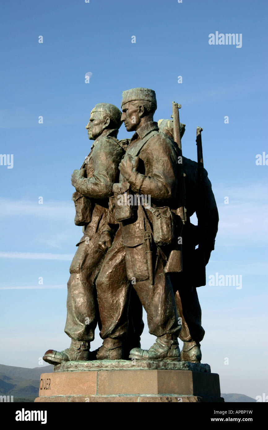 Commando Memorial a Spean Bridge Foto Stock