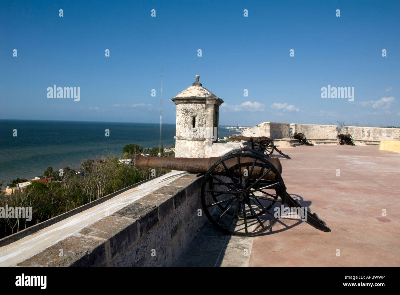 In stile coloniale e architettura del Messico Foto Stock