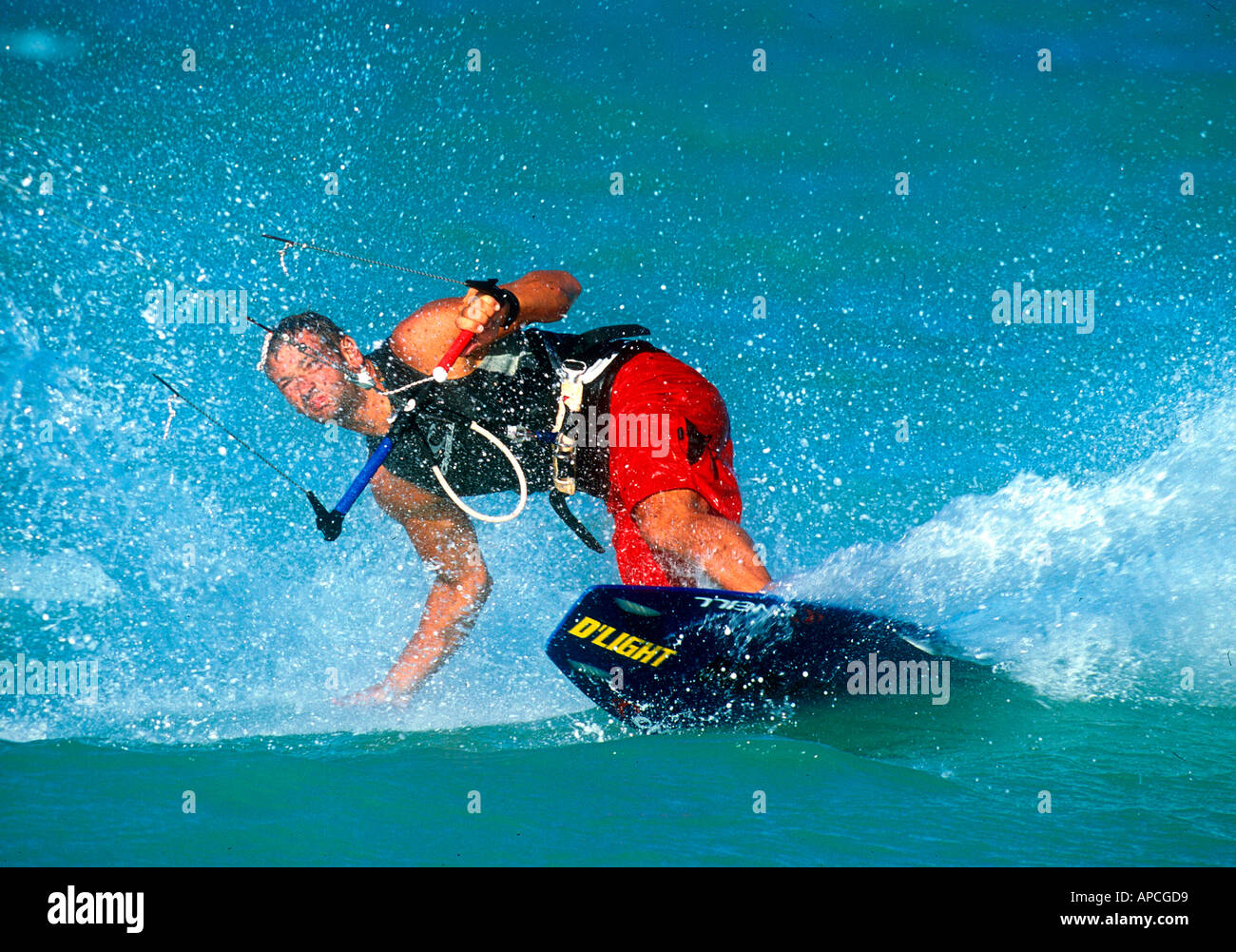 Mark Shinn Kite surf Foto Stock