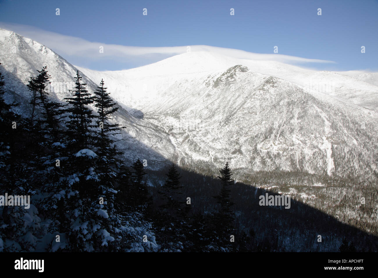 Mount Washington, New Hampshire USA - inverno Foto Stock