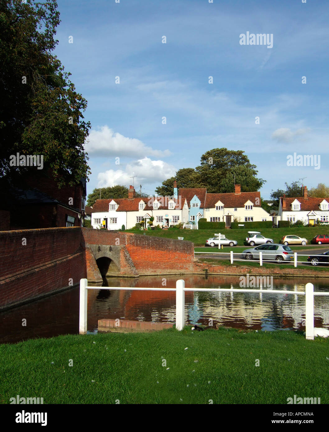 Villaggio Finchingfield in lingua inglese della contea di Essex. Foto Stock