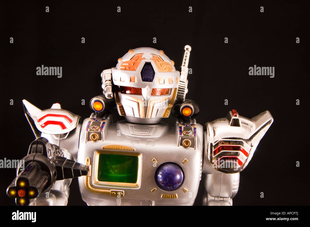 robot giocattolo Foto Stock