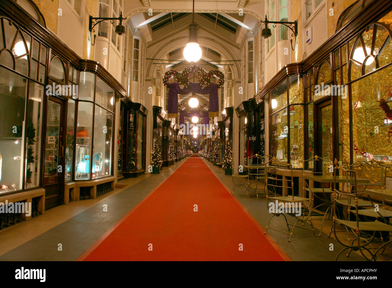 Il tempo di Natale presso la Burlington Arcade, Piccadilly, Londra Foto Stock