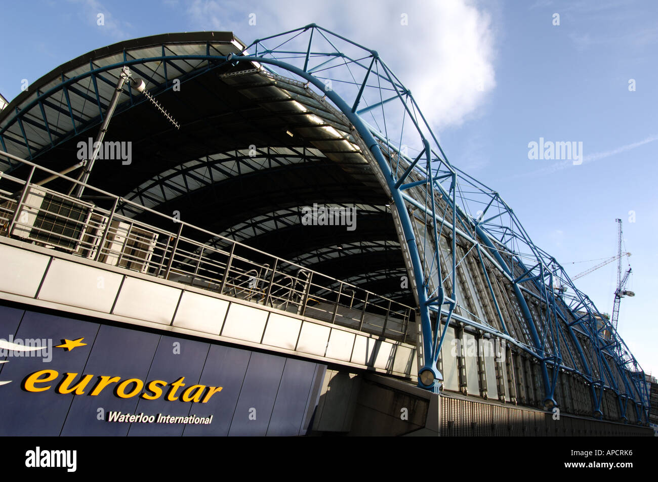 Il terminal eurostar stazione Waterloo di Londra Inghilterra Regno Unito Foto Stock