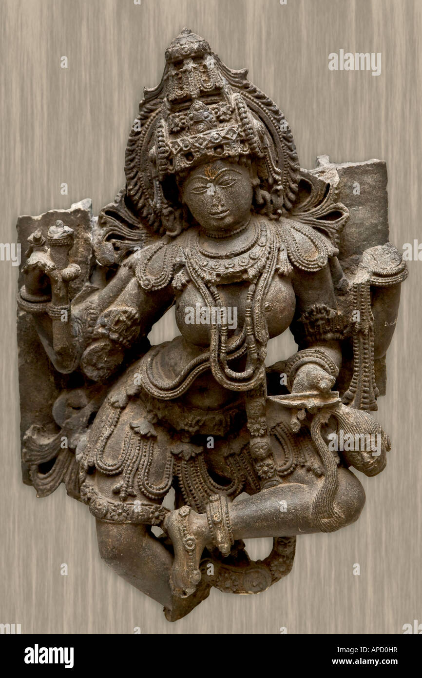 Statua della Dea Durga Foto Stock