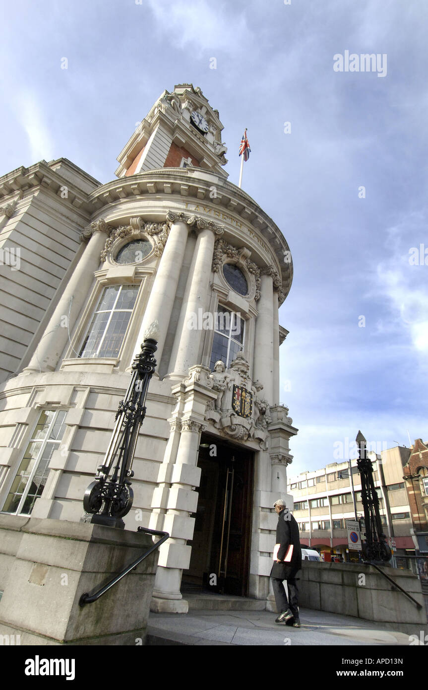 Lambeth Town Hall Brixton London Regno Unito Martedì 22 Gennaio 2008 Foto Stock