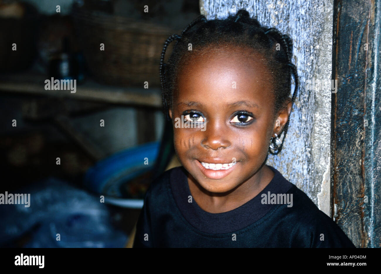 Giovane ragazza. Stato di Lagos. La Nigeria. Foto Stock