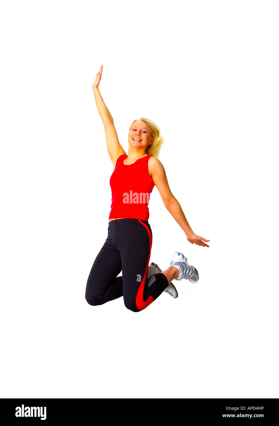 Donna esercizio Foto Stock Donna esercizio Foto Stock
