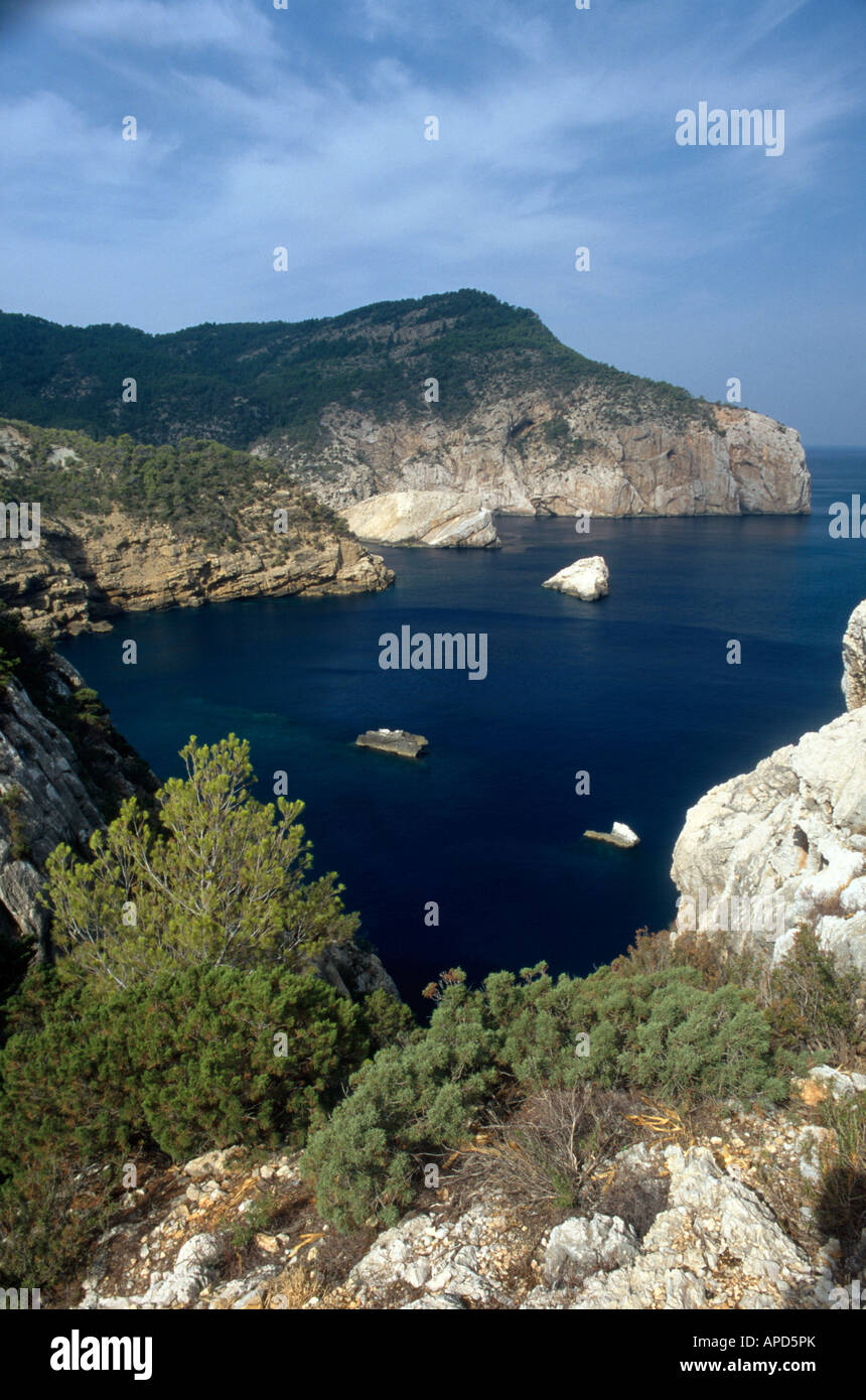 EL Portichol. IBIZA. Spagna. Foto Stock