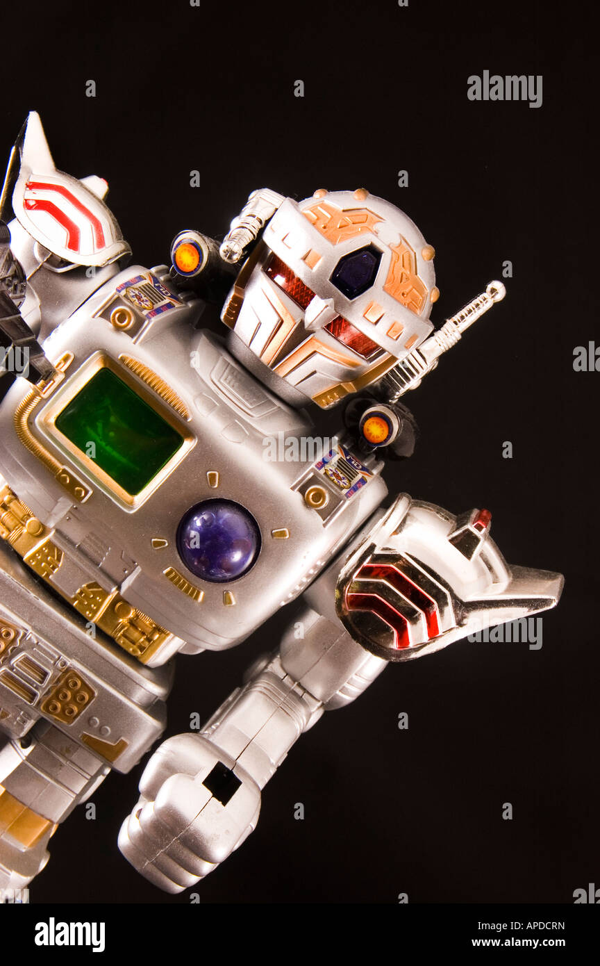 robot giocattolo Foto Stock