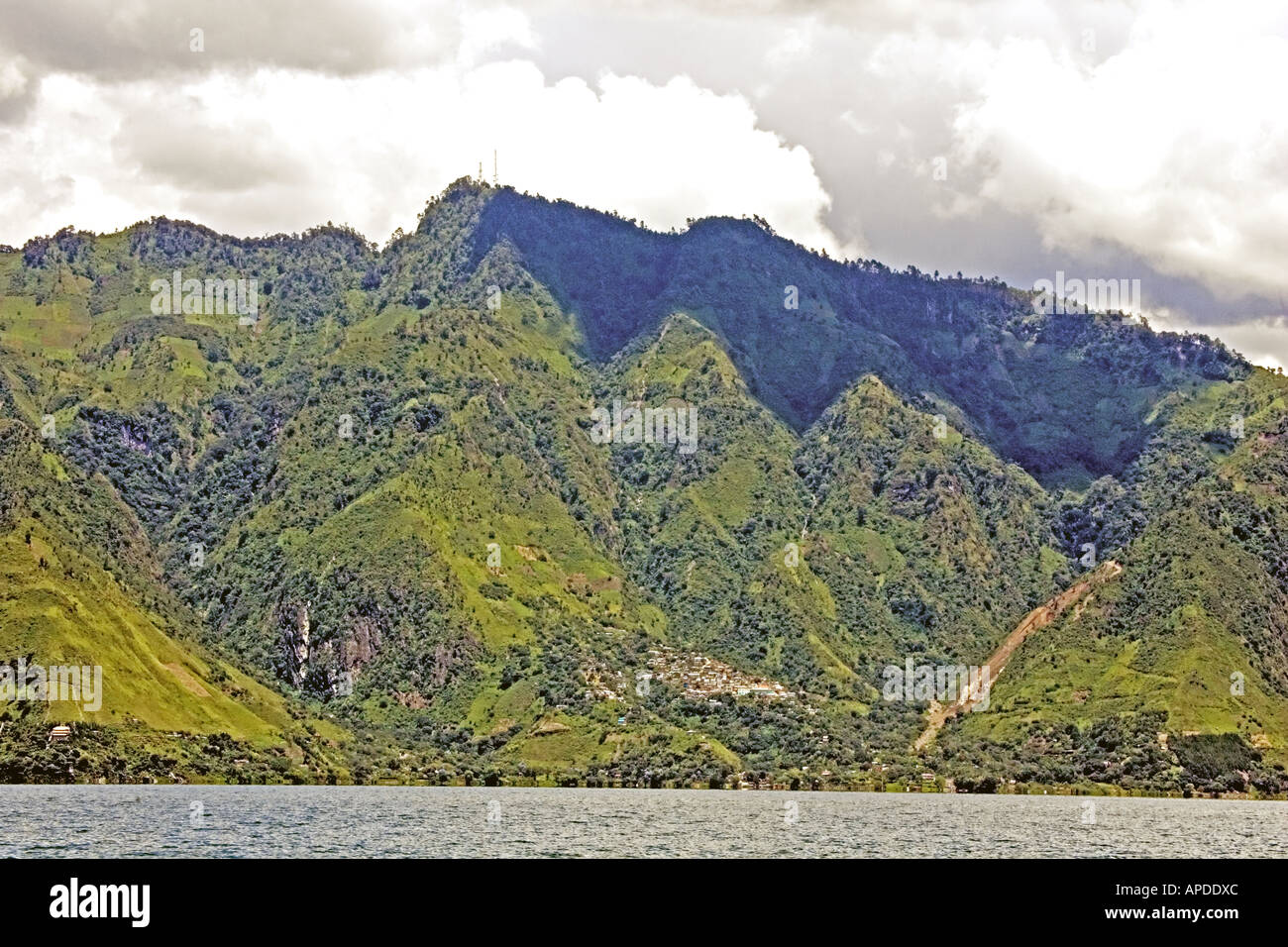 GUATEMALA lago Atitlan litorale del lago Atitlan Guatemala Foto Stock