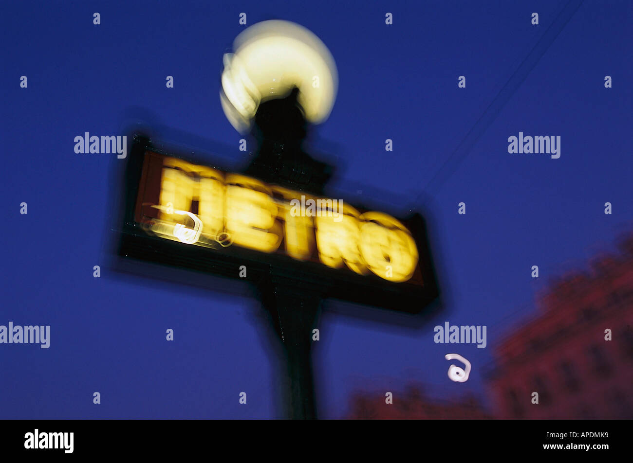 Metro, Parigi Francia Foto Stock