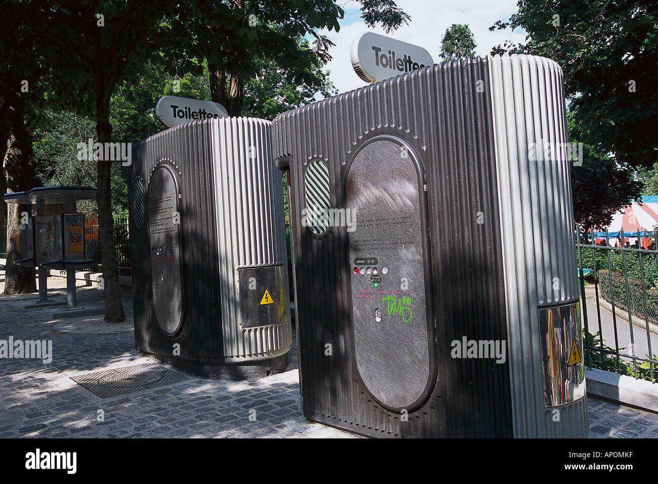 Servizi igienici pubblici, Parigi Francia Foto Stock