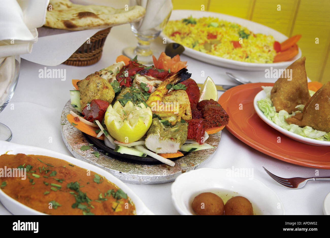 Cucina indiana Foto Stock
