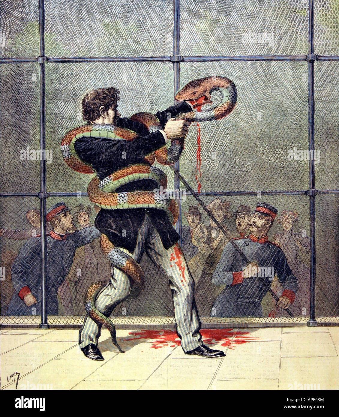 Stampa/media, riviste, 'le Petit Journal', Parigi, 4. Volume, numero 118, supplemento illustrato, sabato 25 febbraio 1893, illustrazione, 'Vittima della scienza', , Foto Stock