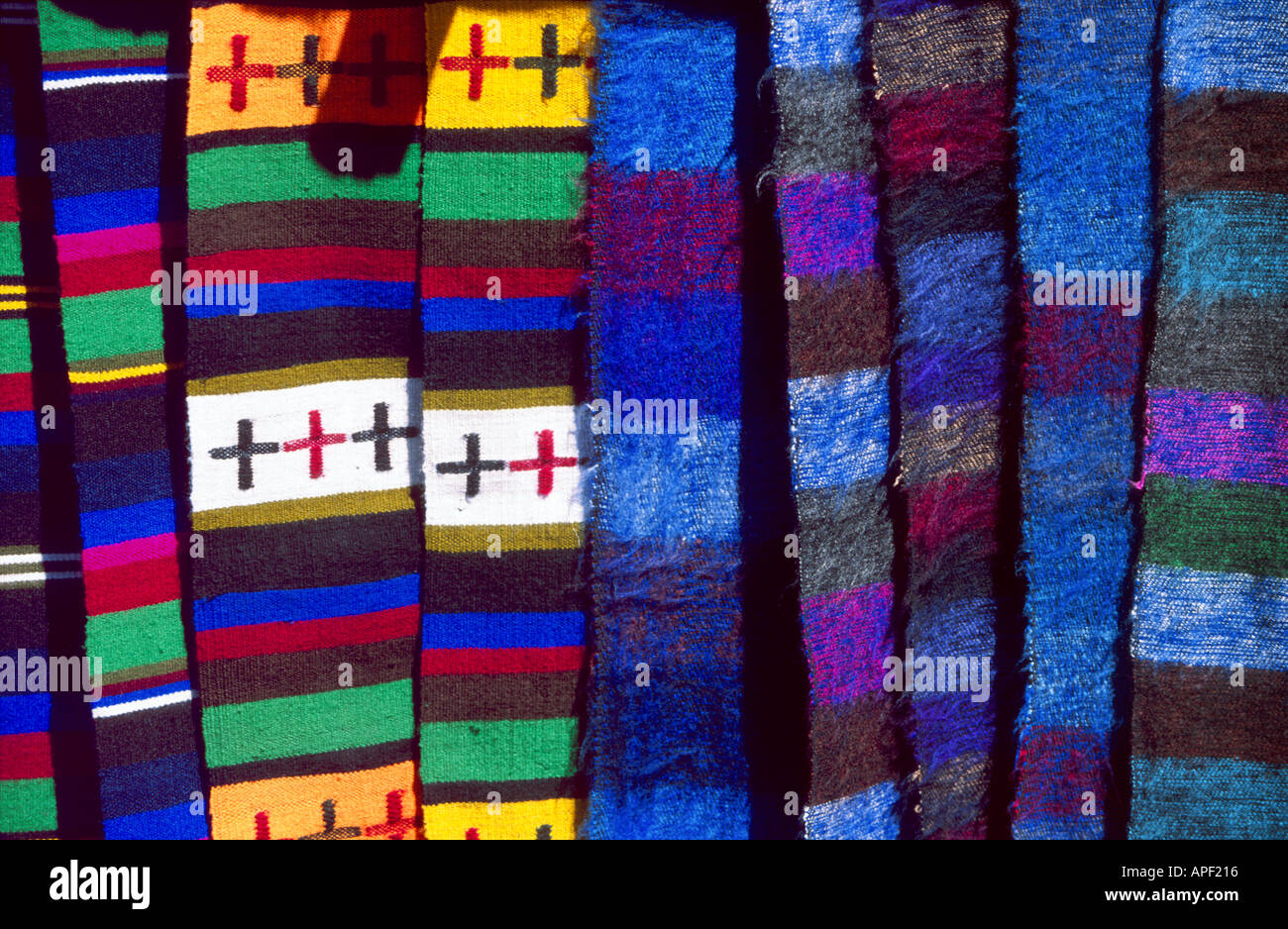 Sciarpe Nepal Foto Stock