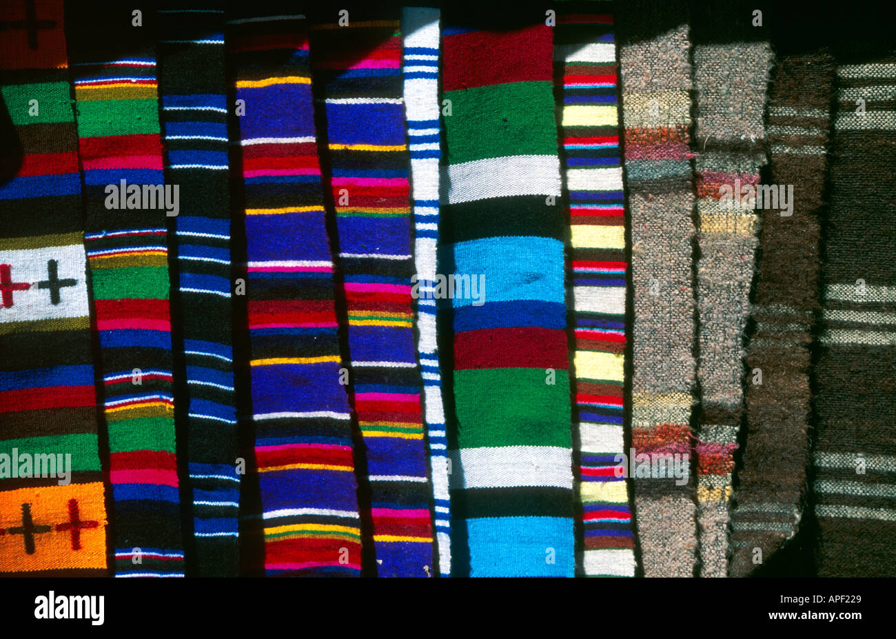 Sciarpe Nepal Foto Stock