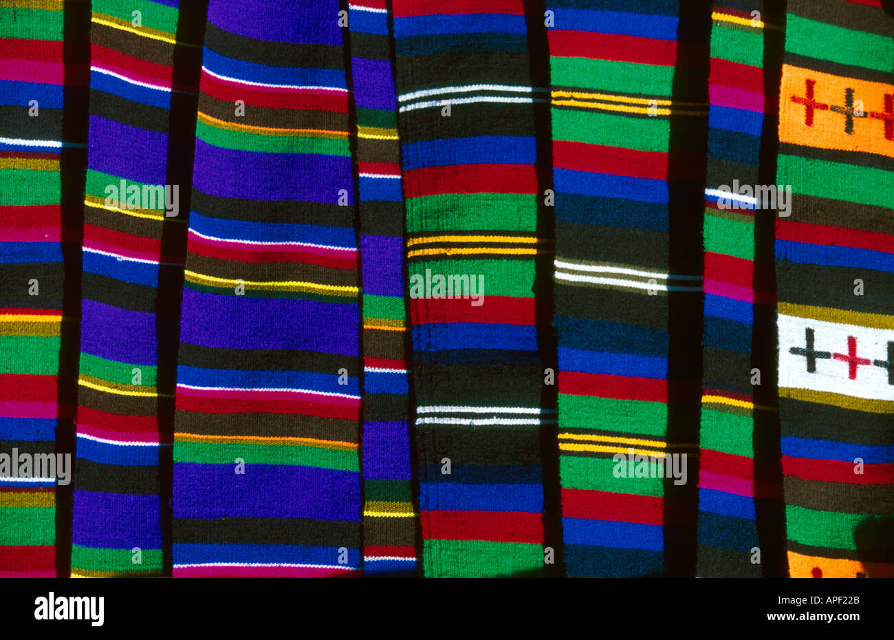 Sciarpe Nepal Foto Stock