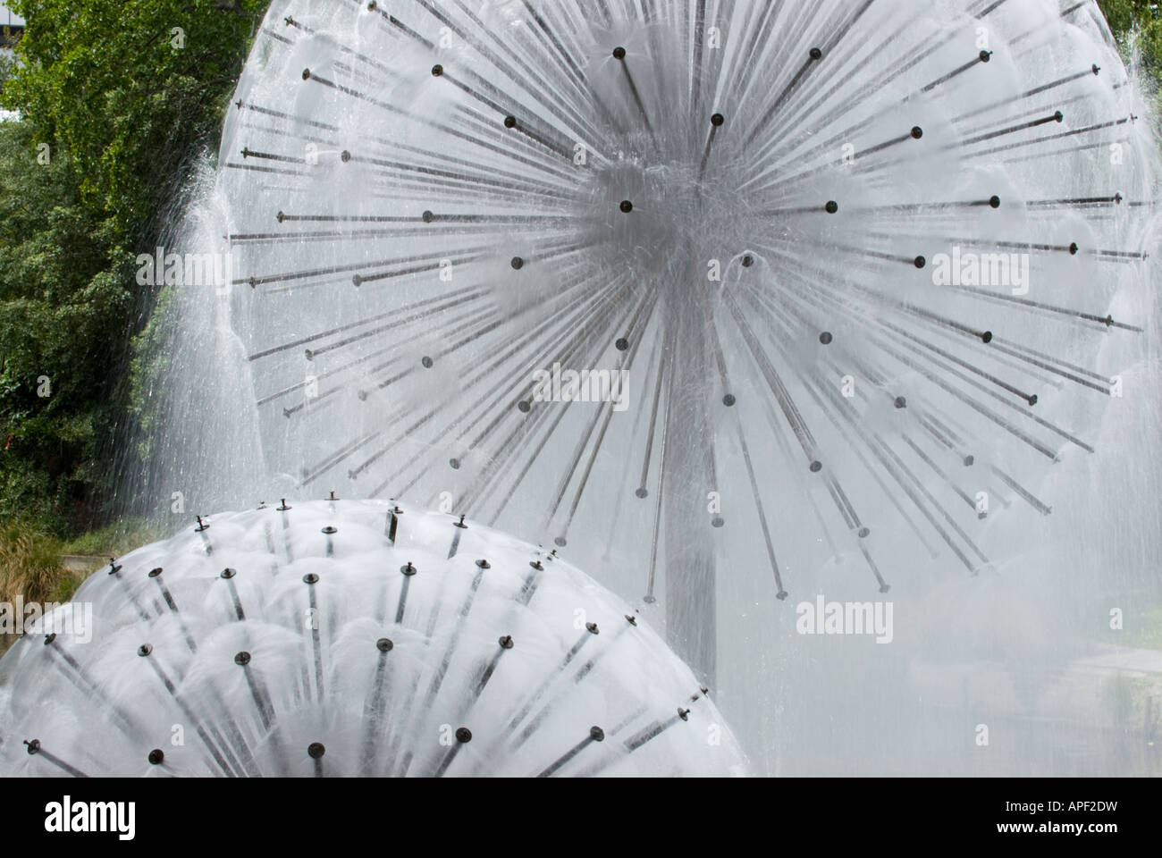 Il Ferrier Fontana al di fuori della città di Hall in Christchurch, Nuova Zelanda Foto Stock