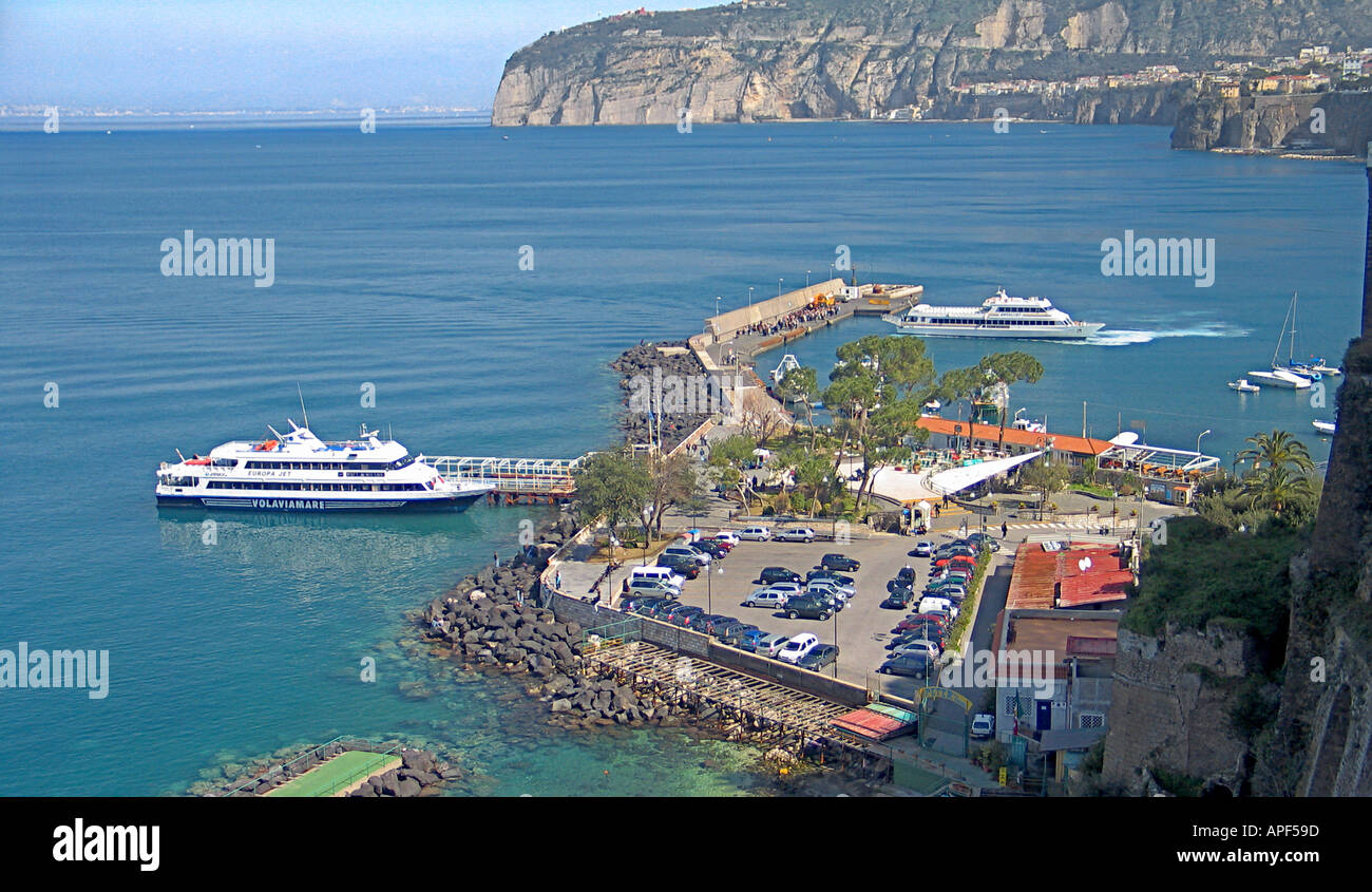 Marina Picolo Sorrento Italia Foto Stock