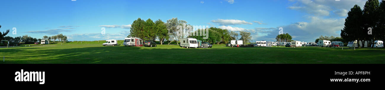 Dalchalm Roulotte, Brora, Highland Foto Stock