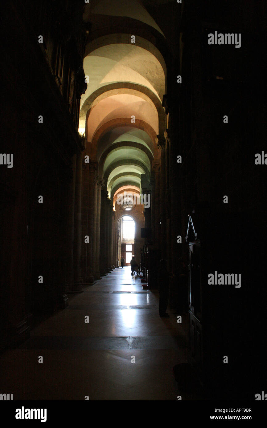 Cattedrale di Santiago di Compostela, Galizia, Spagna Foto Stock