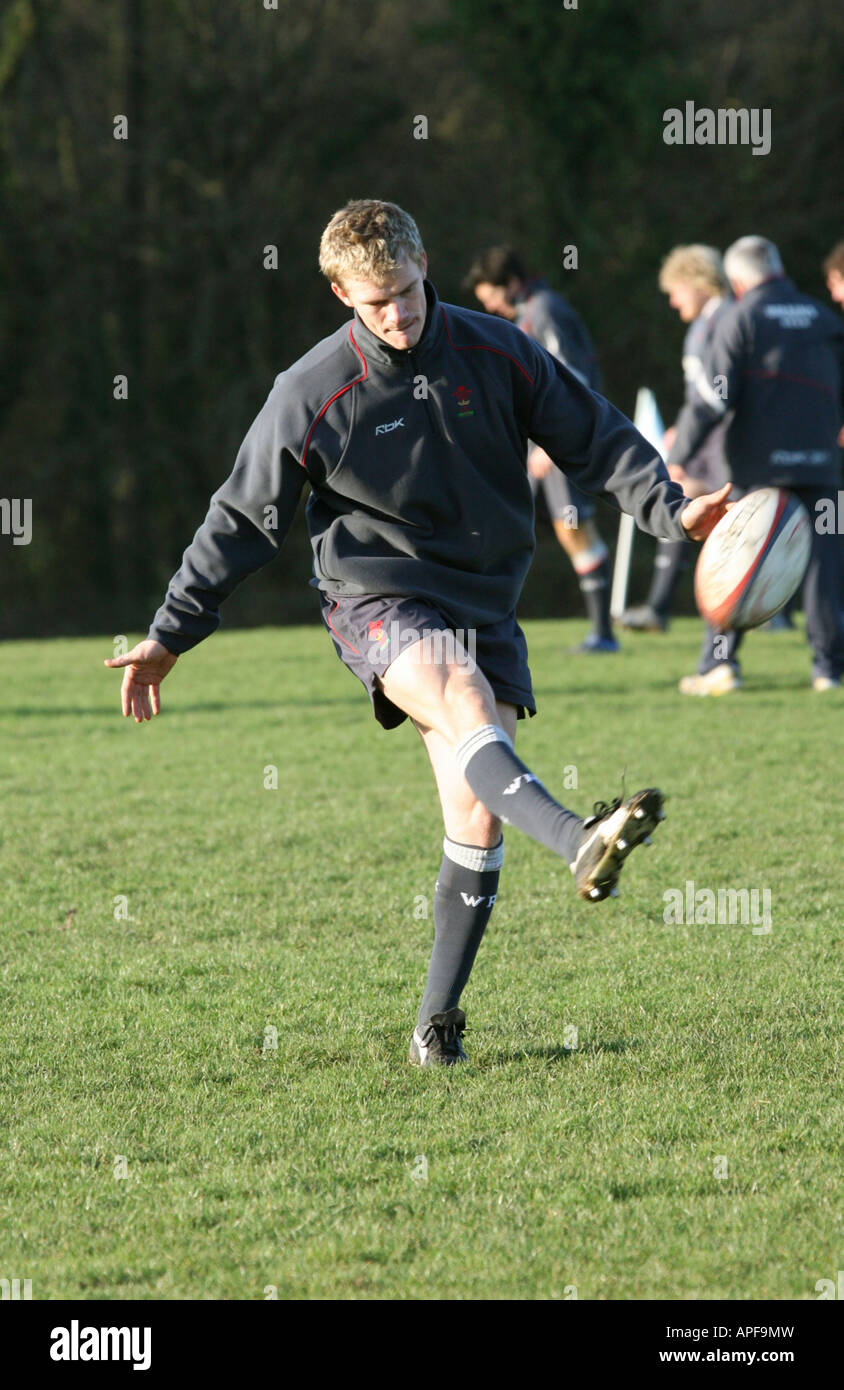 Welsh Rugby Allenamento Hensol Vale of Glamorgan South Wales GB UK 2008 Foto Stock