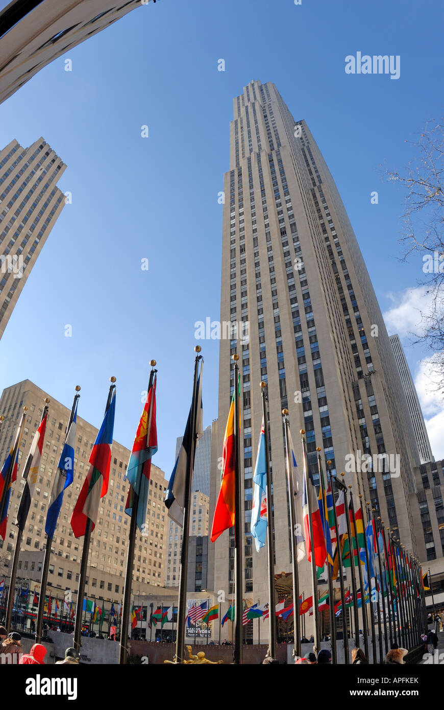 Il Rockefeller Center di New York Foto Stock
