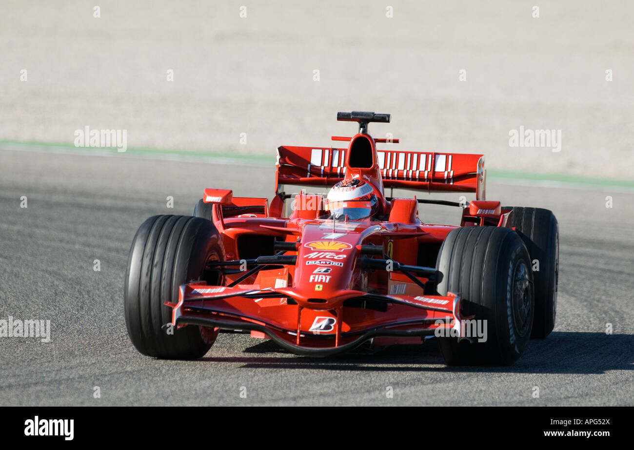 Kimi RAEIKKOENEN (FIN) in Ferrari F2008 Formula 1 racecar Foto Stock