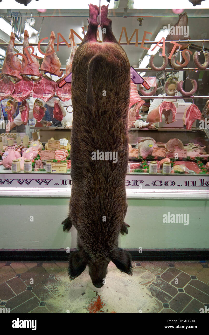L'inferno di porco- Oxford Mercato Coperto Foto Stock